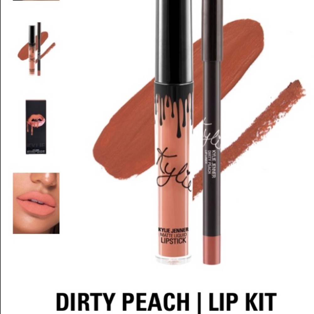 NIB Kylie Kenner Lipstick Kit: Dirty Peach